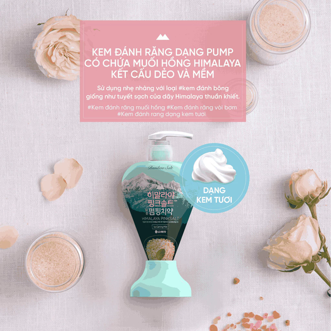  Kem đánh răng chứa muối hồng Himalaya PinkSalt 285g 