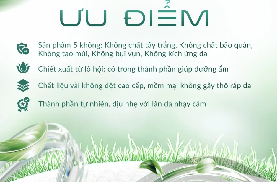  Khăn ướt Lamy gói 80 tờ không mùi không cồn không parabens cao cấp an toàn dành cho bé 