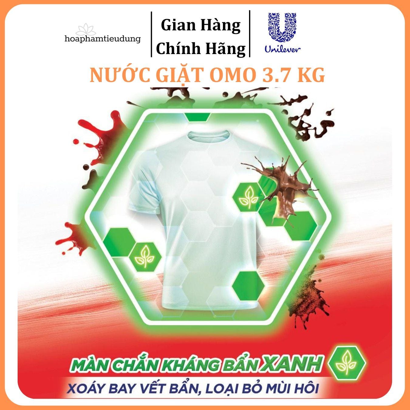  Nước giặt Omo Matic sạch sâu thơm lâu 3.7 kg 
