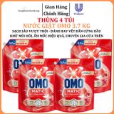  Nước giặt Omo Matic sạch sâu thơm lâu 3.7 kg 