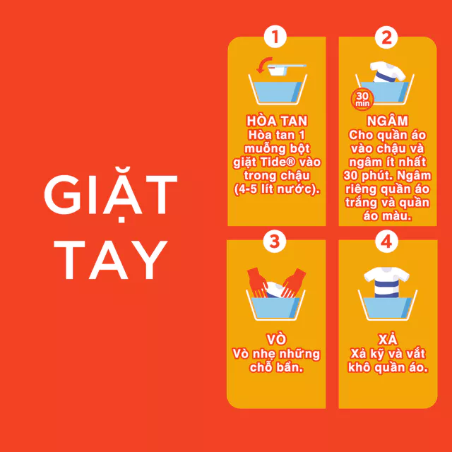  Bột giặt TIDE Hương Downy Quần Áo Trắng Sáng Túi 3.8 kg 