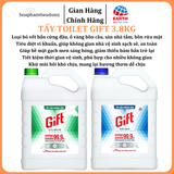  Tẩy Rửa Phòng Tắm, Nhà Vệ Sinh Siêu Sạch Gift Can Lớn 3.8kg, Sạch Nhanh 99,9% Mùi Nhẹ 