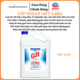  Tẩy Rửa Phòng Tắm, Nhà Vệ Sinh Siêu Sạch Gift Can Lớn 3.8kg, Sạch Nhanh 99,9% Mùi Nhẹ 