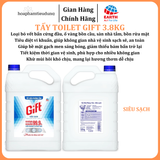  Tẩy Rửa Phòng Tắm, Nhà Vệ Sinh Siêu Sạch Gift Can Lớn 3.8kg, Sạch Nhanh 99,9% Mùi Nhẹ 
