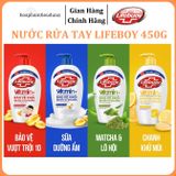  Nước Rửa Tay Lifebuoy Bảo Vệ Khỏi 99.9% Vi Khuẩn Gây Bệnh Với Ion Bạc+ Hỗ Trợ Cùng Đề Kháng Da Tự Nhiên 450g 