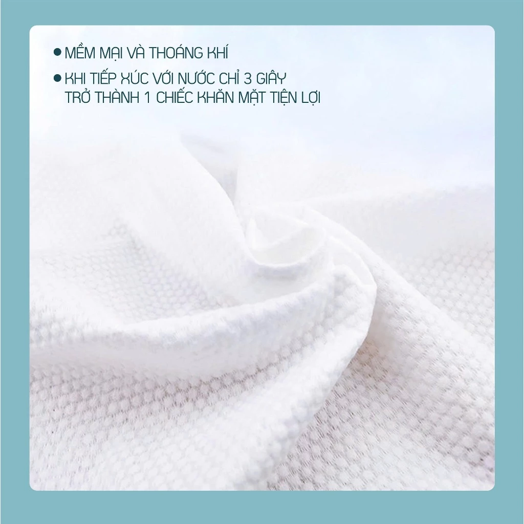  Khăn Nén MyLan Cao Cấp Tiện Lợi Đi Du Lịch Nhà Hàng Khách Sạn Dùng 1 Lần Size 24x30cm 22 Cái 