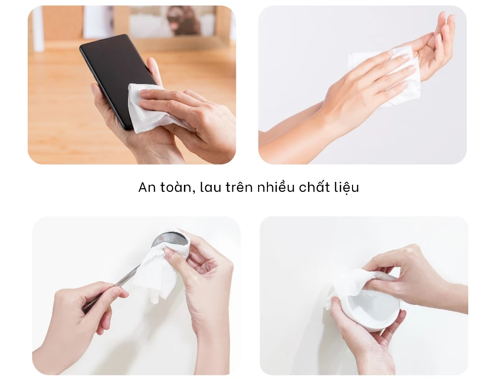  Khăn Ướt Cồn LET-GREEN 90 Miếng/Bao 