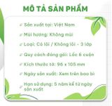  Giấy vệ sinh giấy cuộn cao cấp EcoWipes dày 3 lớp có lõi/ không lõi mềm mịn dai thấm hút tốt 