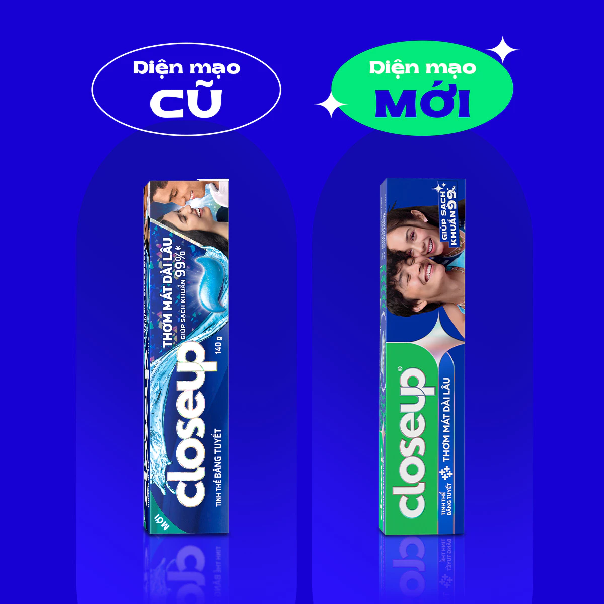  Kem Đánh Răng Closeup Cho Hơi Thở Thơm Mát Bất Tận 230g/Tuýp 