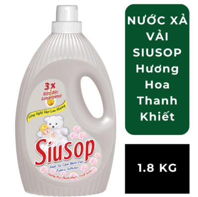 Nước Xả Vải Đậm Đặc 3X Siusop Lưu Hương Suốt Ngày Dài Bình 1.8 - 3.5 KG 