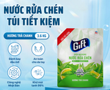  Nước Rửa Chén Gift Khử Mùi Tanh Khó Chịu – Hương Chanh/Trà Chanh, Chai 800ml/Túi 3.6kg/Can 3.8kg 