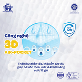  Tã Quần UniDry Siêu khô thoáng gói Super Jumbo mới 