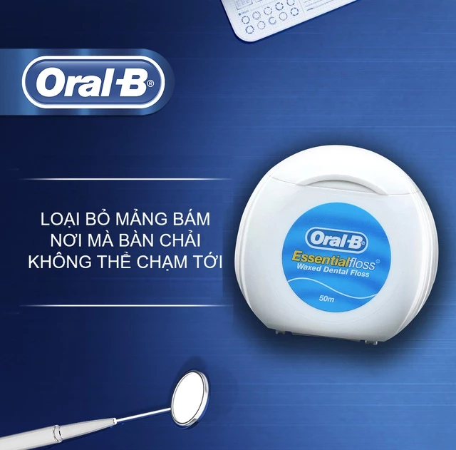  Chỉ Nha Khoa ORAL-B Essential Floss - Hộp 50m 
