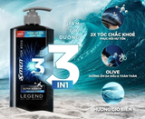  Tắm Gội Rửa Mặt XMen for Boss 3in1 Luxury 630g 350g / Tắm Gội Legend 630g / Intense 650g Hương Nước Hoa Châu Âu 