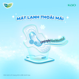  Băng vệ sinh Laurier Siêu Mỏng 1mm Mát lạnh 25cm 7 miếng 