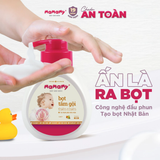  Bọt tắm gội thiên nhiên Mamamy chai 400ml cho bé gốc thực vật, dịu lành 