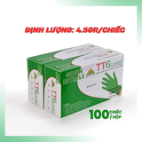  Găng Tay Cao Su Y Tế TTGLOVES Không Bột Nitrile Màu Xanh Lá Siêu Bền Đẹp 4.5gr (Hộp 100 Chiếc) 