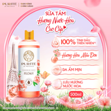  Sữa Tắm Thiên Nhiên PURITÉ Hương Hoa Anh Đào/Hoa Hồng/Hoa Mẫu Đơn 250ml & 500ml 