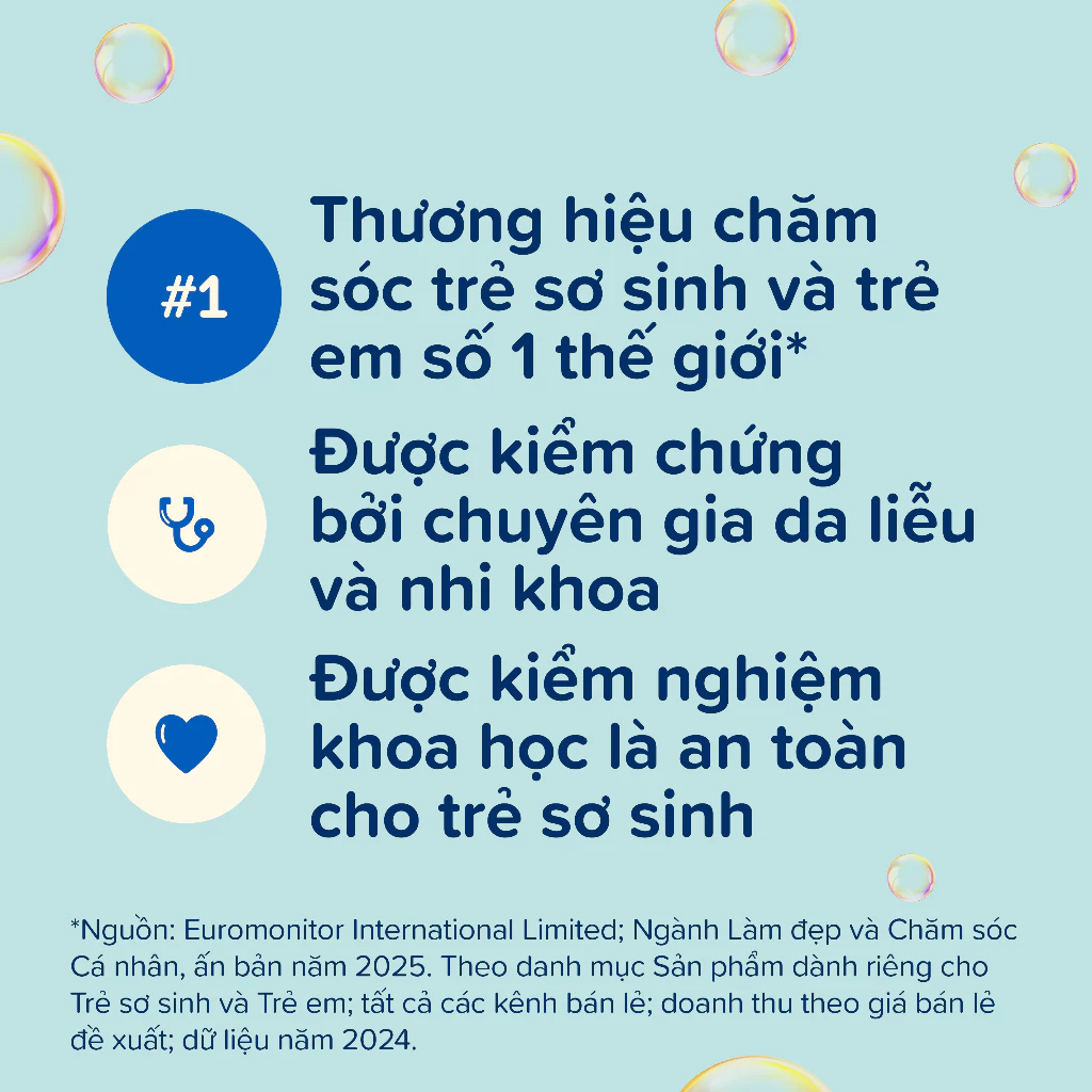  Sữa tắm Johnson's Baby chứa sữa và gạo 1000ml 