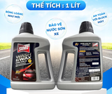  Nước Rửa Xe Sumo Wash & Wax 1 Lít XÁM Mới Nước Rửa Xe Bảo Vệ Nước Sơn Xe Rưa Xe Ô Tô 