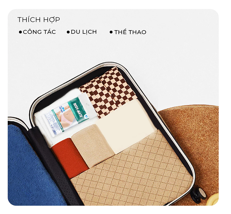  Quần Lót Miễn Giặt Lưng Thấp Body-Mate Nữ, 5 Cái/Bao 