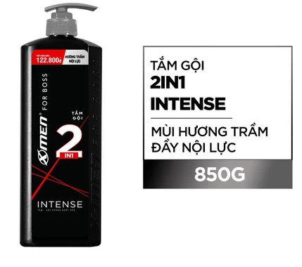  Tắm Gội Nam X-Men for Boss Intense 850g/ Legend 830g Hương Nước Hoa Châu Âu Sang Trọng Lịch Lãm 