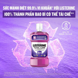  Nước súc miệng chăm sóc toàn diện Listerine Total Care Mouthwash 250ml 