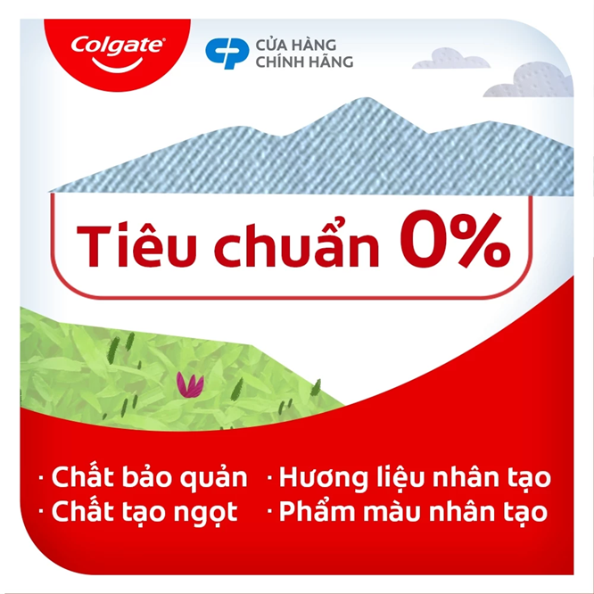  Kem đánh răng Colgate Kid Free From cho bé 3-5 tuổi không chất bảo quản 80g 