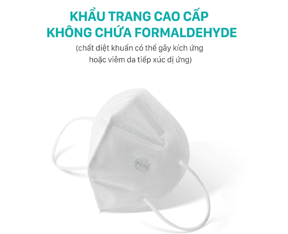  Khẩu Trang Niva 95 Hộp 10 Chiếc Ngăn Giọt Bắn, Lọc Vi Khuẩn, Không Gây Kích Ứng Da 
