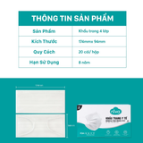  Khẩu Trang Y Tế 4 Lớp NIVA Hộp 20 Cái Công Nghệ Meltblown Kháng Khuẩn, Ngăn Bụi 