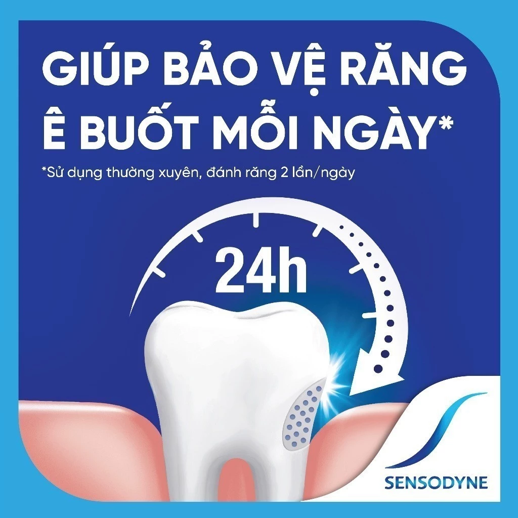  Kem đánh răng SENSODYNE Repair & Protect Deep Repair Whitening 100g phục hồi, bảo vệ răng ê buốt và làm trắng răng 