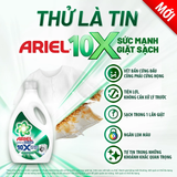  Chai Nước Giặt Gel ARIEL 10X Sức Mạnh Giặt Sạch Hương Downy Nắng Sớm Chuyên Gia Cửa Trước 2.7KG/Cửa Trên 2.9KG 