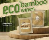 Túi 50 gói khăn ướt vải sợi tre kháng khuẩn EcoBamboo gói 1 tờ không mùi 