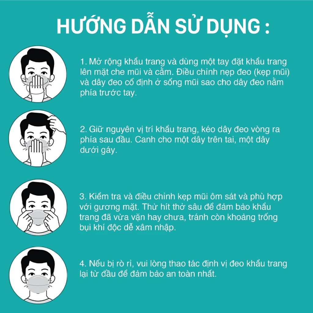  Khẩu Trang Niva N95 Cup AC95 Ngừa Vi Khuẩn Virus, Đạt Chuẩn FDA 