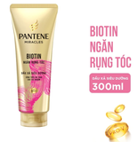  Dầu Xả Siêu Dưỡng PANTENE Miracles Ngăn Rụng Tóc Biotin/ Phục Hồi Hư Tổn Collagen/ Suôn Mượt Óng Ả Keratin - Tuýp 300ml 