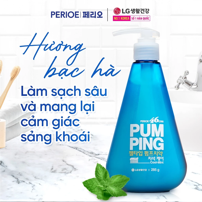  Kem Đánh Răng PERIOE Pumping 285g 