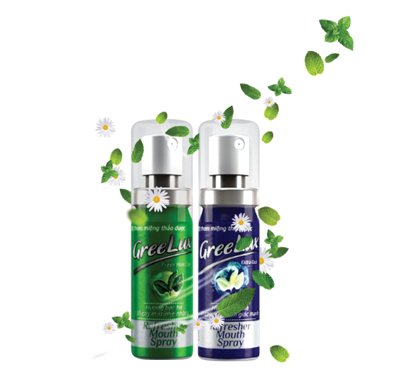  Xịt Thơm Miệng Thảo Dược Greelux Hương bạc hà vị cay mát nhẹ nhàng 12ml 