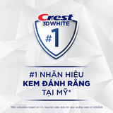  Kem đánh răng Crest 3D White Brilliance Trắng Sáng Vượt Trội 130g - Mỹ 