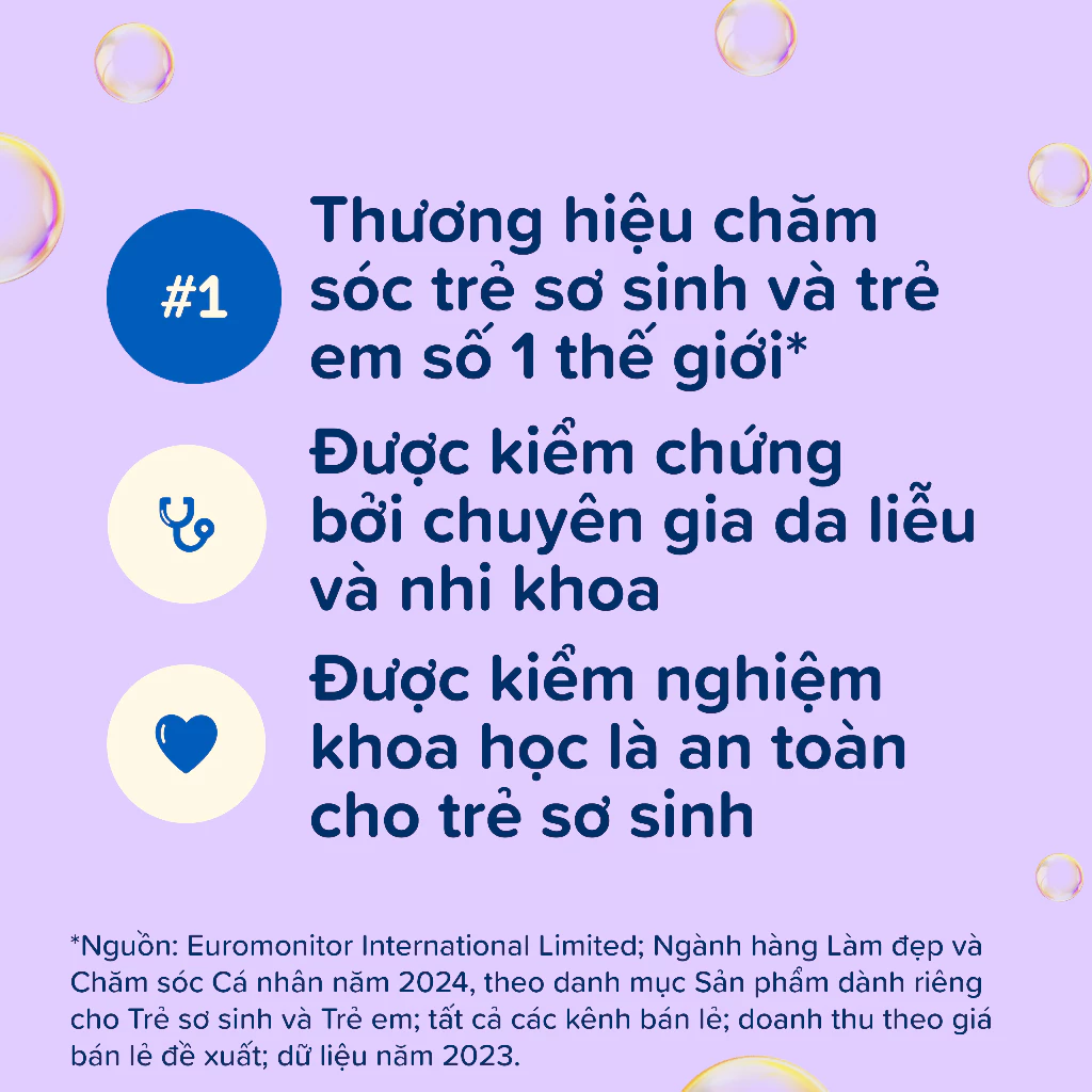  Sữa Tắm Gội Thư Giãn Johnson's Baby Bedtime 500ml 