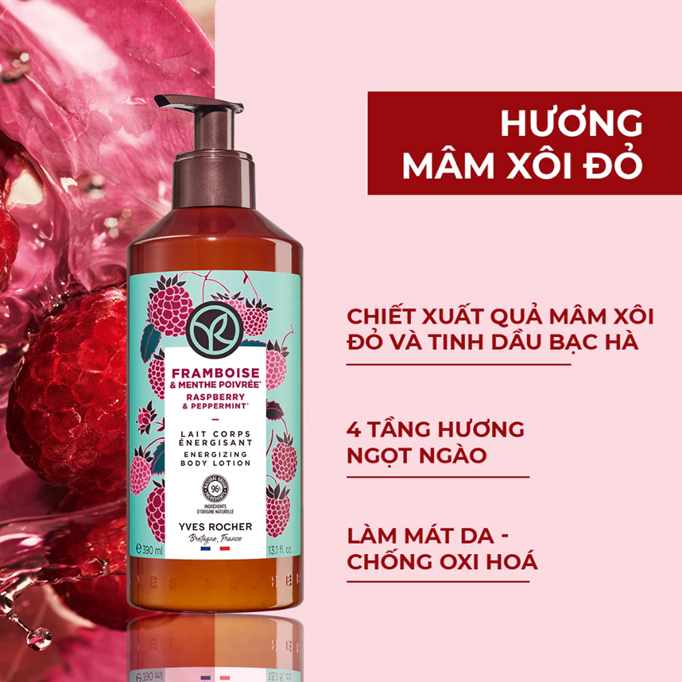  Sữa dưỡng thể thiên nhiên Yves Rocher Body Lotion 390ml 