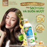  Dầu Gội LASHE SUPERFOOD Ngăn Gãy Rụng Tóc/Phục Hồi Hư Tổn /Sạch Gàu Giảm Rụng /Sạch Gàu Mềm Mượt 300G/ 640G/ 630G/ 1.1KG 