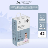  Bỉm tã quần ngày Applecrumby Slimdry Easyday Pull Ups size M - XXL thoải mái cho bé 