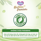  Túi 3 Gói Khăn ướt Bobby Newborn Premium 50 miếng/ gói 