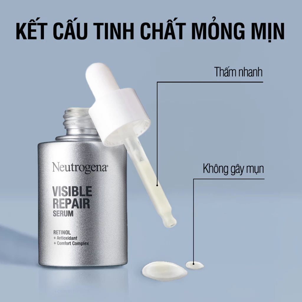  Serum Retinol Chống Lão Hóa Giảm Nhăn Neutrogena® Visible Repair Serum (30ml) 