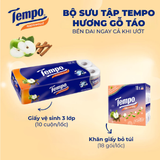  Giấy vệ sinh cao cấp Tempo Toipa - 3 lớp bền dai, an toàn cho da (Lốc 10 Cuộn) 