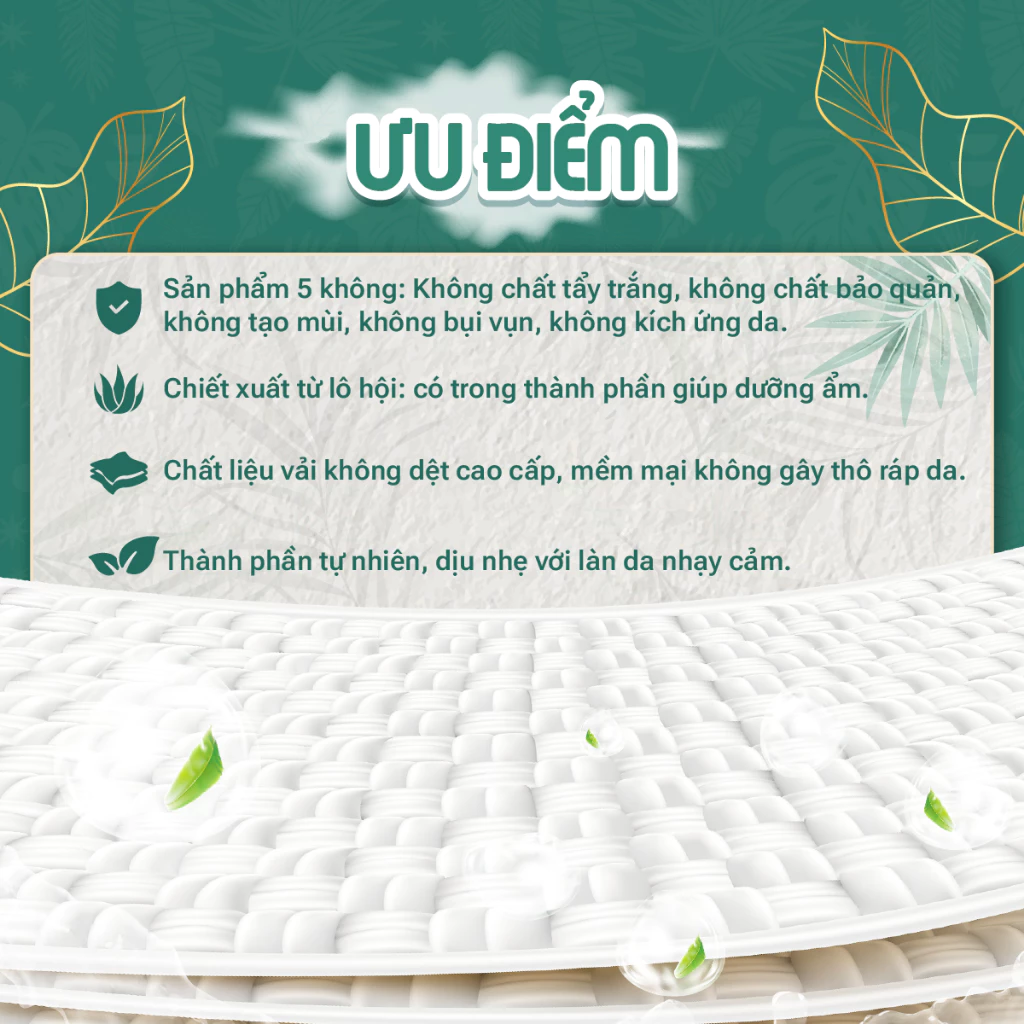  Khăn ướt Lamy gói 20 tờ không mùi không cồn không parabens cao cấp an toàn dành cho bé 