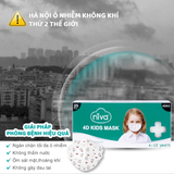  Khẩu Trang NIVA 4D Mask KF94 Dành Cho Trẻ Em Hộp 25 Chiếc Ngăn Bụi Mịn, Kháng Khuẩn, Không Kích Ứng Da 