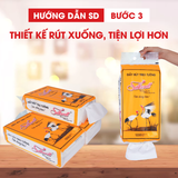  Khăn giấy rút đáy Silkwell 450g 2 lớp làm từ bột gỗ nguyên chất không tẩy trắng 