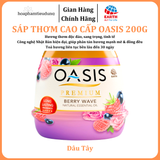  Sáp thơm cao cấp Oasis Premium 200g công nghệ Nhật Bản, lưu hương lâu, thơm tinh tế độc đáo (5 mùi) 