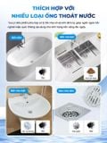  Gel sinh học CleanZ phòng tắc nghẽn, làm sạch đường ống rửa bát, rửa mặt, khử mùi hôi hiệu quả 500-1000ml 